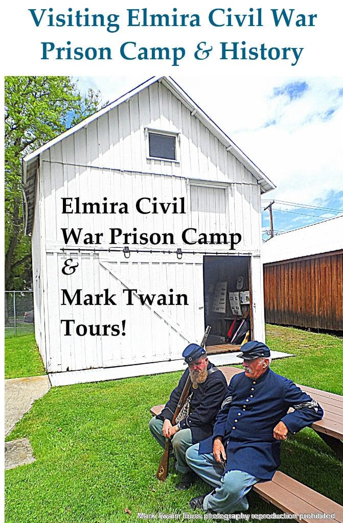 Visiting Elmira Civil War Prison Camp with costumed interpreters