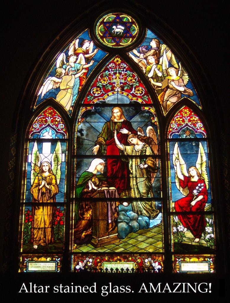 Trinity Church altar stained glass
